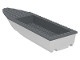 92710c01-1G Drijvende boot 28x8 (pakketzending) wit gebruikt *