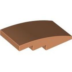 93606-150 Dakpan 4x2 gebogen geen noppen caramel, midden NIEUW *1B103