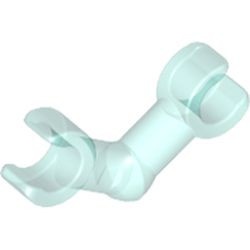 93609-15 Skeletarm gebogen met horizontale grip transparant lichtblauw NIEUW *0W002