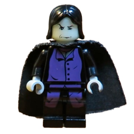 hp050G Snape, Prisoner of Azkaban Pattern, Light Bluish Gray Hands gebruikt *0M0000