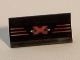 2440pb001-11G Spoiler 6x3 X rood in gele circel zwart gebruikt *1K0000