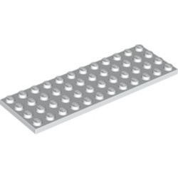 3029-1G Platte plaat 4x12 wit gebruikt *1A041