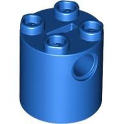 30361-7 Steen, 2x2x2 rond (Robot Body) (loc 03-03) blauw NIEUW *1L000