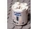 30361px2-1 Steen, 2x2x2 rond (Robot Body) R2-D2 wit NIEUW *1L000
