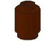 3062b-8G Steen 1x1 rond- met inkeping onder, open nop bruin (klassiek) gebruikt *1B335