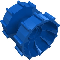 32007-7G Technic LOOPNAAF (voor rupsband) blauw gebruikt *5W000