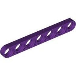 32065-24G Technic, Hefbalk 1x7 dun paars gebruikt *1D000