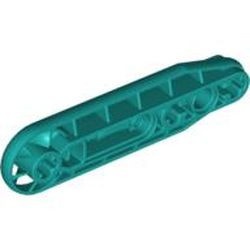 32177-39G Technic, aangepaste hefbalk 1x7 turquoise, donker gebruikt *0B010