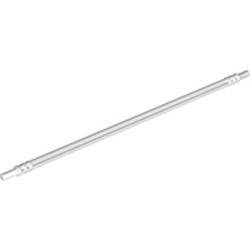 32235-1G Technic, zachte as lengte 19 noppen wit gebruikt *
