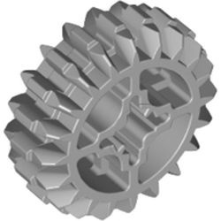 32269-86 Technic, Tandwiel 20 tanden Double Bevel grijs, licht (blauwachtig) NIEUW *0D000