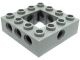 32324-86 Technic, steen 4x4 Open midden grijs, licht (blauwachtig) NIEUW *