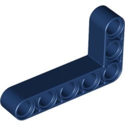 32526-63 Technic, Hefbalk 3x5 L-vorm dik blauw, donker *1D000