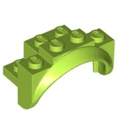 35789-34 Spatbord/sierboog 4 x 2 1/2 x 2 1/3 steen met boog lime NIEUW *0L000