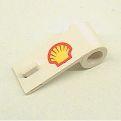 3821pb04-1G Autodeur 1x3x1 rechts SHELL wit gebruikt *1B394