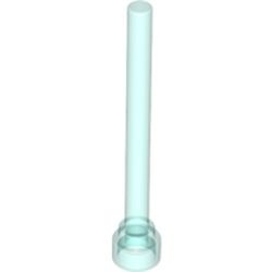 3957b-15 Antenne 1x4 noppen hoog platte top transparant lichtblauw NIEUW *1B054