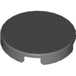 4150-85G Tegel 2x2 rond kruis achterkant ZIE OOK 14769 grijs, donker (blauwachtig) gebruikt *1B336