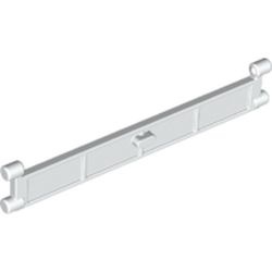 4219-1G Garagedeur- element met hendel wit gebruikt *1C030