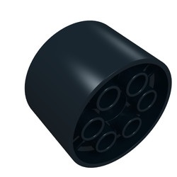 4266-11G Wiel 20x30 Technic, velg glad voor harde banden zwart gebruikt *5W000