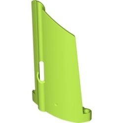 44350-34 Technic, Sierpaneel #20 Large Long, Small Hole, Side A lime NIEUW *