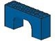 4743-7G Steen, boog 2x8x3 hoog blauw gebruikt *1D046