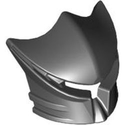 48489-11G Helmvizier, ridders zwart gebruikt *0L0000