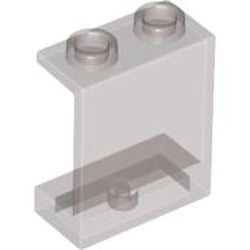 4864-13 Paneel 1x2x2 ZONDER zijschotten transparant zwart NIEUW *1B022
