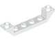 52501-1G Dakpan 45 graden 6x1 dubbel omgekeerd met open midden wit gebruikt *1D030