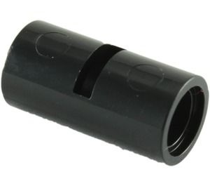 62462-11 Technic, Pin koppelaar Rond met inkeping zwart NIEUW *0B009