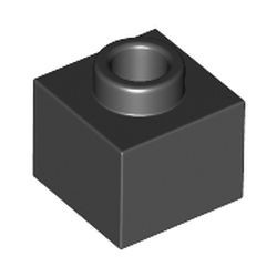 86996-11 Steen 1x1x 2/3 open nop zwart NIEUW *