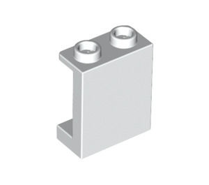 87552-1 Paneel 1x2x2 met kleine zijschotjes wit NIEUW *1B023