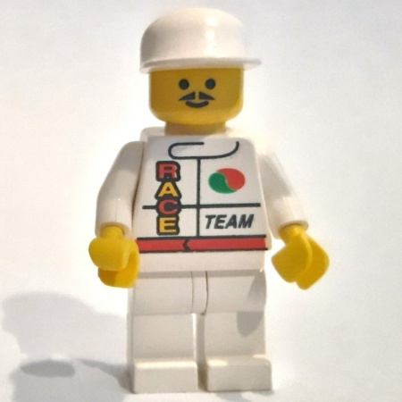 oct025G Octan - Race Team met witte pet en benen gebruikt *0M0000
