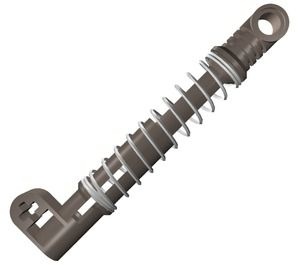 2909c01-10G Technic Schokbreker 9.5L donker, grijs (klassiek) gebruikt *