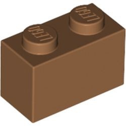 3004-150G Steen 1x2 caramel, midden gebruikt *1A010