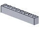 3008-86G Steen 1x8 grijs, licht (blauwachtig) gebruikt *1A030