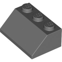 3038-85G Dakpan 45 graden 3x2 grijs, donker (blauwachtig) gebruikt *1D022