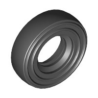 3139-11G Band klein glad (o.sa. Van 3137c01) zwart gebruikt *5W000