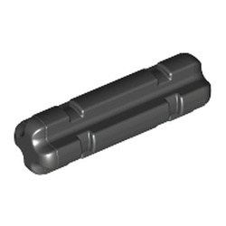 32062-11G Technic, As 2 Notched zwart gebruikt *0D401