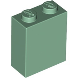 3245c-48 Steen 1x2x2 met nophouder binnen groen, zandkleurig NIEUW *2-4