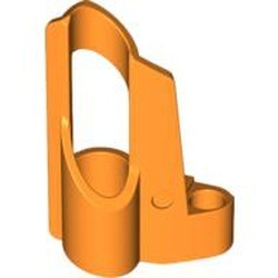 32527-4G Technic, Sierpaneel # 5 Small Short, Large Hole, Side A oranje gebruikt *5K000