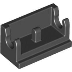 3937-11G Scharnier verticaal- bodem zwart gebruikt *1B313