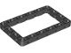 39794-11 Technic Hefbalk 7x11 open midden zwart NIEUW *1D000