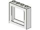 4033-1G Trein, raamframe 1x4x3 Open noppen top wit gebruikt *1C035