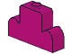 4088-71 Steen 1x4x2 centrale nop (gewelfd zijkant) magenta NIEUW *