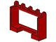4214-5G Frame scharnierhouder autodak 1x4x2 rood gebruikt *0L037