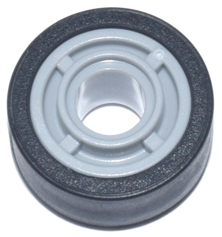 42610c02-86 Wiel 11x8mm groef vier compartimenten met gladde band 14x6mm (50945) grijs, licht (blauwachtig) NIEUW *5W000