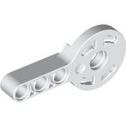 44224-1 Technic Rotation Joint Disk met 3L Hefbalk dik and Pin Hole wit NIEUW *