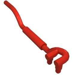 4466-5G Uitlaat links rood gebruikt *0L0000