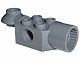 47452-85 Technic, steen 2x2 met gat and Rotation Joint Ball Half Top Horizontal, andere kant socket grijs, donker (blauwachtig) NIEUW *