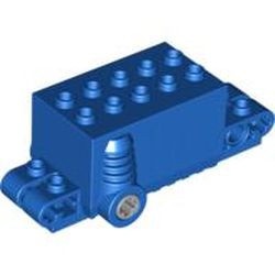 47715c01-7G Pullback motor 9x4x 2 2/3 blauw gebruikt *0D0000