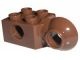 48171-88 Technic, steen 2x2 met gat en verticale rotatie halve bol bruin, roodachtig NIEUW *